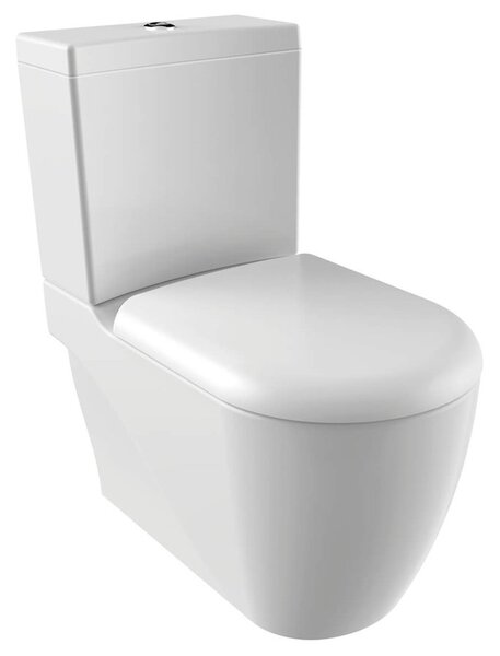 CREAVIT GRANDE WC kombi XL, spodný/zadný odpad, biela