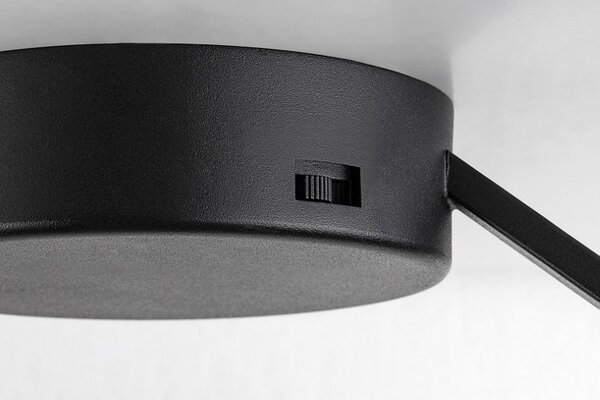RABALUX 71302 Isaure stropné svietidlo D400mm LED 24W/1600lm 3000+4000+6500K čierna, biela