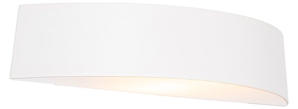 Moderné vonkajšie nástenné svietidlo biele IP44 - Caz