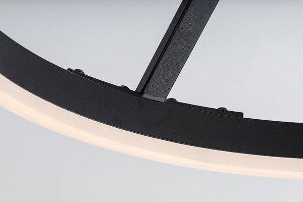 RABALUX 71302 Isaure stropné svietidlo D400mm LED 24W/1600lm 3000+4000+6500K čierna, biela