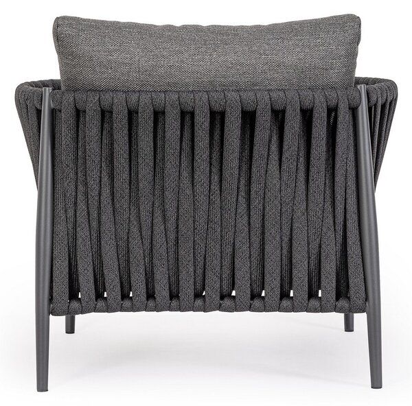 JACINTA CHARCOAL záhradné kreslo