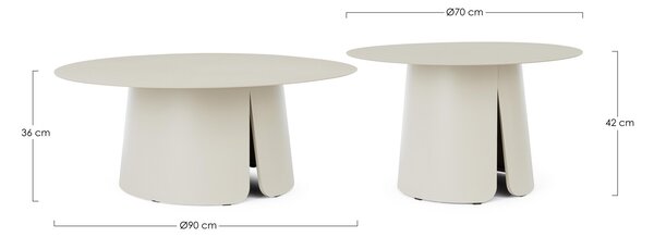 BRYAN PELICAN záhradné stolíky 2set