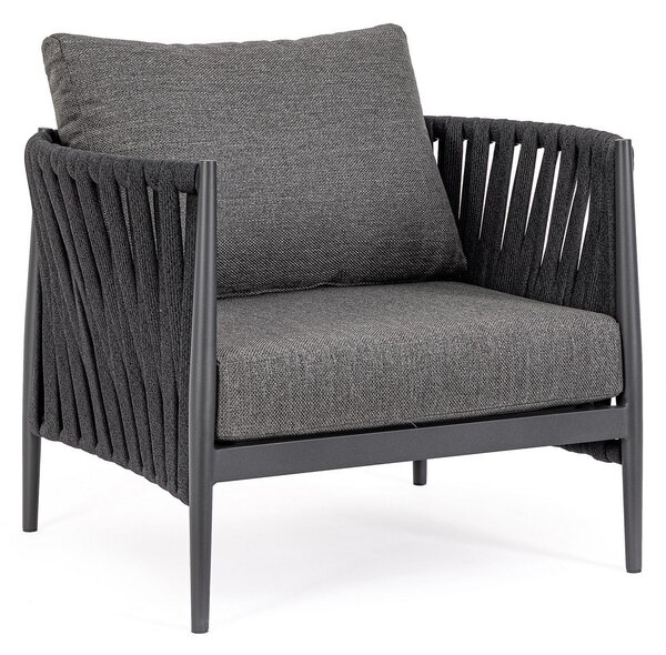 JACINTA CHARCOAL záhradné kreslo