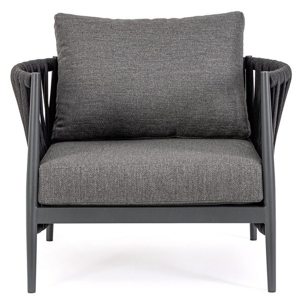 JACINTA CHARCOAL záhradné kreslo