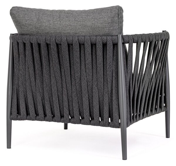 JACINTA CHARCOAL záhradné kreslo