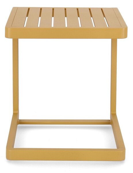 KONNOR MUSTARD záhradný stolík