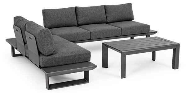 KONNOR CHARCOAL záhradná zostava