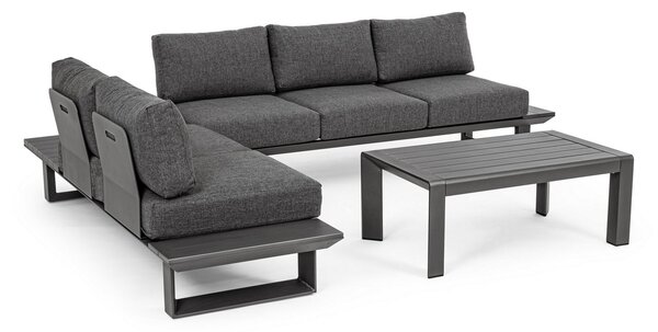 KONNOR CHARCOAL záhradná zostava