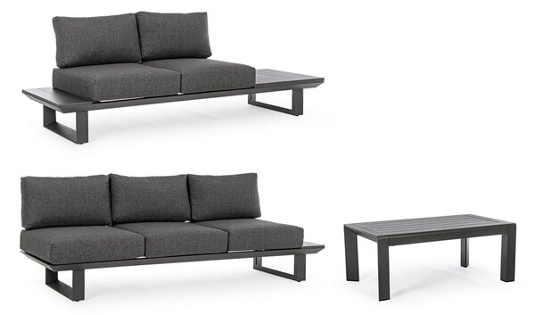 KONNOR CHARCOAL záhradná zostava
