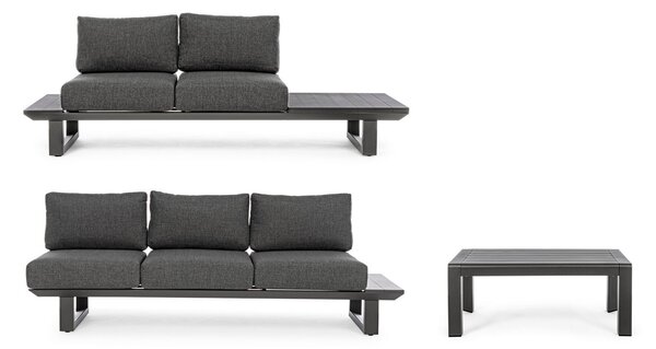 KONNOR CHARCOAL záhradná zostava