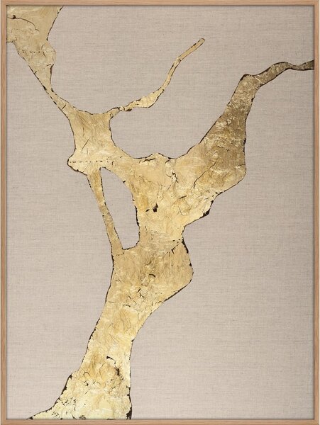 Ručne maľovaný obraz 90x120 cm Wild Horizon Gold – Malerifabrikken