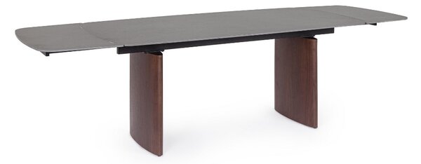 MAILIS sivý rozkladací jedálenský stôl 180/260x90cm