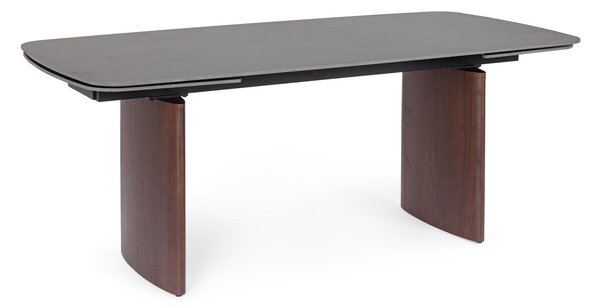 MAILIS sivý rozkladací jedálenský stôl 180/260x90cm