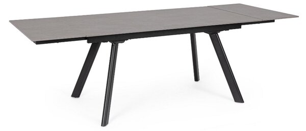 JARKKO čierny rozkladací jedálenský stôl 160-240x90cm
