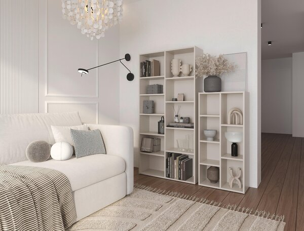 REGÁL, kašmírová, 80/160/26 cm Boxxx - Online Only drobný nábytok, Online Only