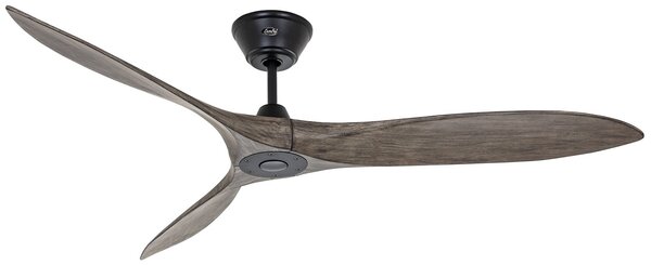Stropný ventilátor Eco Airscrew 152 cm, čierny, drevo – CasaFan CasaFan, Eco Airscrew, Drevo, Obývacia izba, Drevo, Moderný
