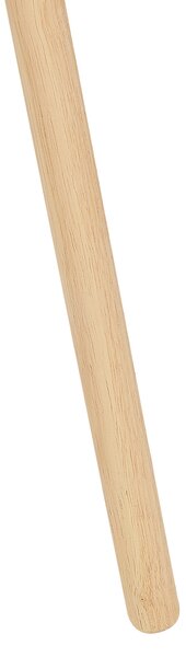 Stojaca lampa prírodná ratanová 150 cm kaučukové drevo trojnohý stojan rustikálny dizajn boho interiér