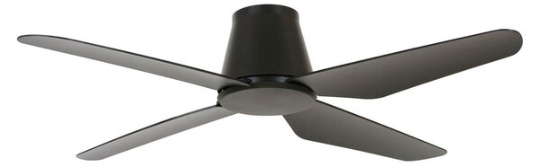 Stropný ventilátor Aria CTC, čierny, Ø 121 cm, tichý – Beacon Beacon Lighting, Aria CTC, Čierna, Obývacia izba, Plast, Moderný