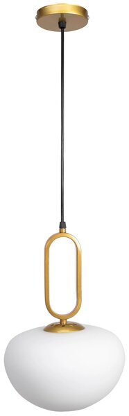 Toolight - Závesná stropná lampa Sphera - zlatá/biela - APP1074-1CP
