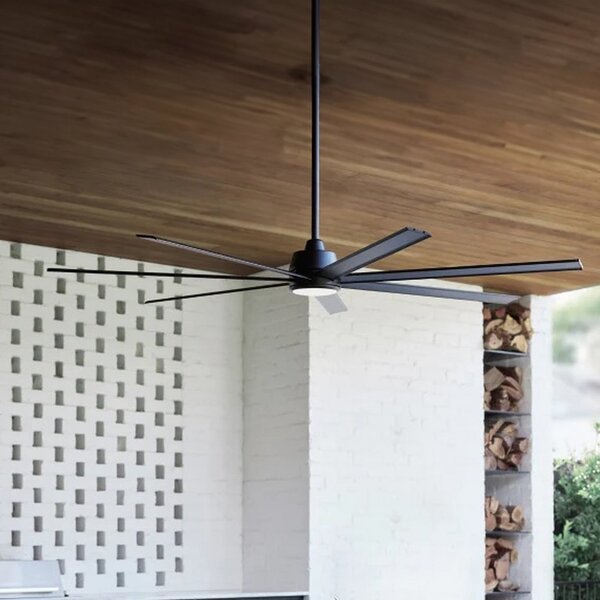 Stropný ventilátor Atlanta s osvetlením, čierny, DC, tichý – Beacon Beacon Lighting, Atlanta, stmievateľné, Čierna, Obývacia izba, Hliník, Moderný