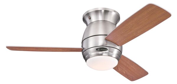 Stropný ventilátor Halley so svetlom, drevený, tichý – Westinghouse Westinghouse, Halley, Drevo, Obývacia izba, Drevo, Moderný