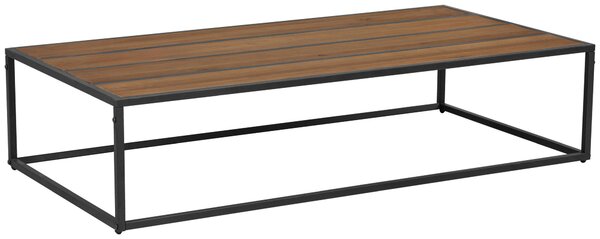 KONFERENČNÝ STOLÍK, prírodná farba, čierna, drevo, kov, 115/27/60 cm Livetastic - Stolíky do obývačky, Online Only