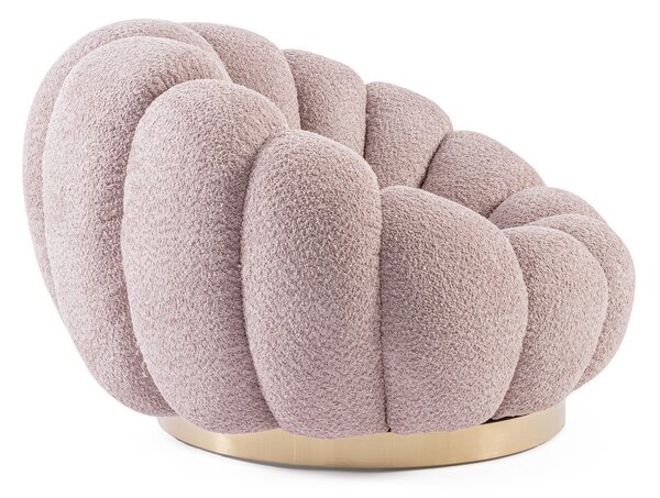 FLOREL ANTIQUE ROSE otočné kreslo