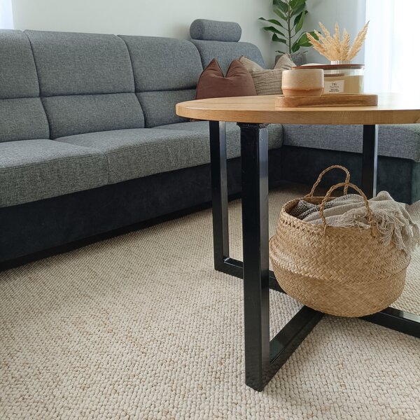 BT Carpet , Kusový koberec Wolly 102843, 60x90, biela, obývacia izba