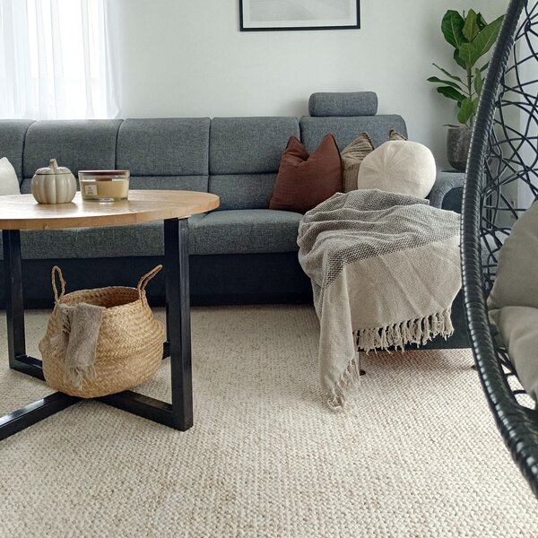 BT Carpet , Kusový koberec Wolly 102843, 60x90, biela, obývacia izba