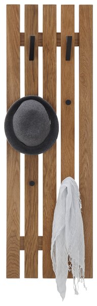 VEŠIAKOVÝ PANEL, prírodná farba, čierna, dub, 38/120/14 cm - Vešiakové steny, Online Only
