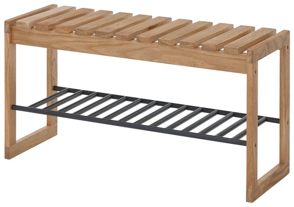 LAVICA DO PREDSIENE, čierna, farba duba, dub, 88/45/30 cm - Online Only drobný nábytok, Online Only
