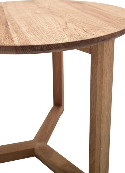 SADA KONFERENČNÝCH STOLÍKOV, prírodná farba, farba duba, drevo, 30-50/30-50/32-42 cm Xora - Stolíky do obývačky, Online Only