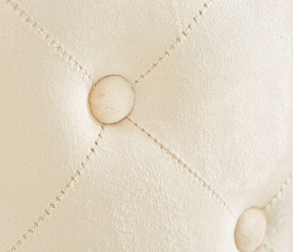 TABURETKA, drevo, kov, textil, 37,5/40/37,5 cm Xora - Kreslá, Online Only