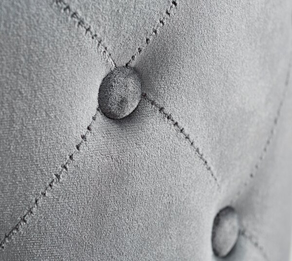 TABURETKA, drevo, kov, textil, 37,5/40/37,5 cm Xora - Kreslá, Online Only
