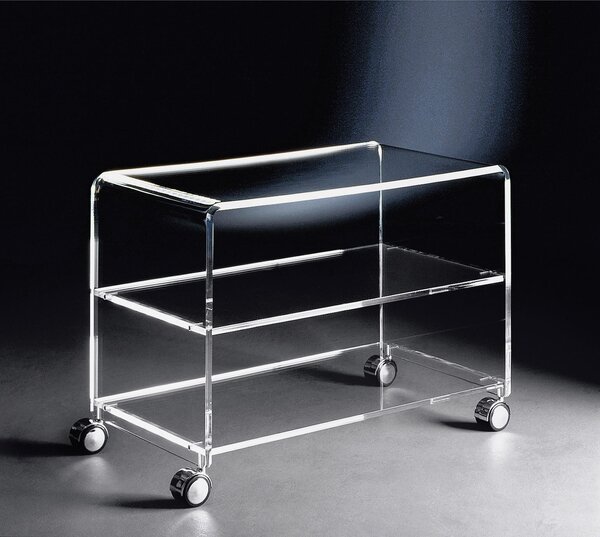 SKRINKA POD TV, číra, 63/48/38 cm - Online Only drobný nábytok, Online Only