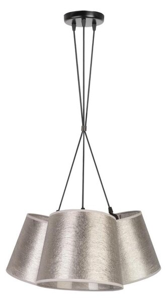 Duolla - Luster na lanku ROSSA 3xE27/40W/230V strieborná
