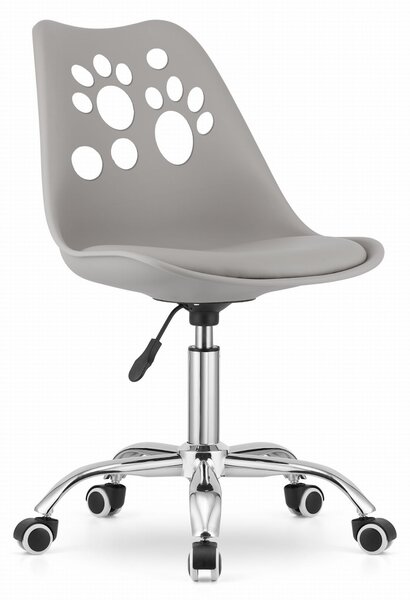 Sivá kancelárska stolička PRINT