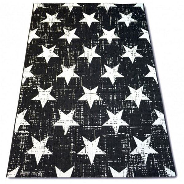 Kusový koberec Stars čierny 200x290cm