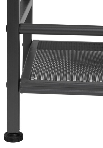 REGÁL NA TOPÁNKY, sivá, 59/144/30 cm PBJ - Online Only drobný nábytok, Online Only
