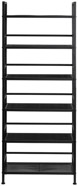 REGÁL NA TOPÁNKY, čierna, 59/144/30 cm PBJ - Online Only drobný nábytok, Online Only