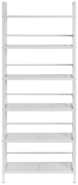 REGÁL NA TOPÁNKY, biela, 59/144/30 cm PBJ - Online Only drobný nábytok, Online Only