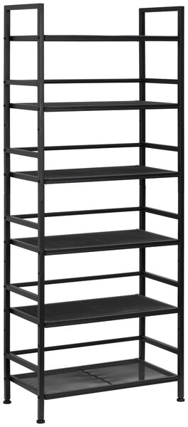 REGÁL NA TOPÁNKY, čierna, 59/144/30 cm PBJ - Online Only drobný nábytok, Online Only