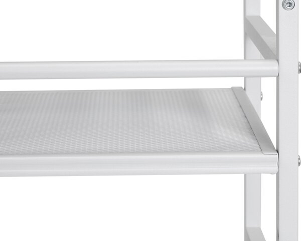 REGÁL NA TOPÁNKY, biela, 59/196/30 cm PBJ - Online Only drobný nábytok, Online Only