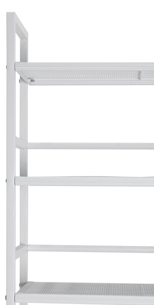 REGÁL NA TOPÁNKY, biela, 59/196/30 cm PBJ - Online Only drobný nábytok, Online Only
