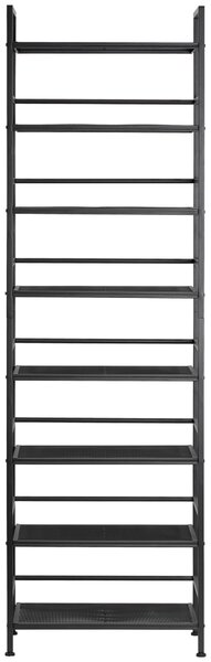REGÁL NA TOPÁNKY, čierna, 59/196/30 cm PBJ - Online Only drobný nábytok, Online Only