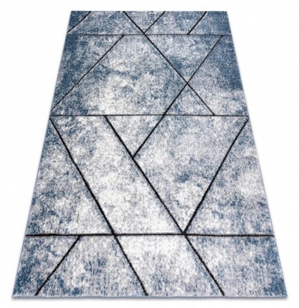 Kusový koberec Wall modrý 120x170cm