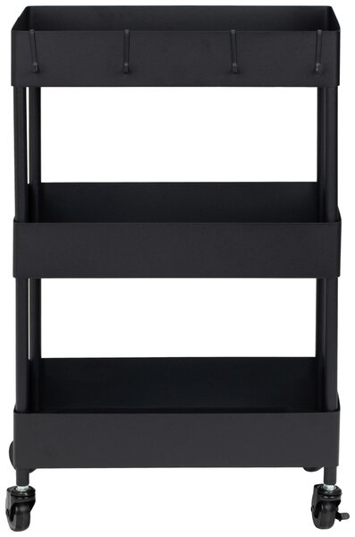 SERVÍROVACÍ VOZÍK, čierna, 40/64/22 cm PBJ - Barový nábytok, Online Only