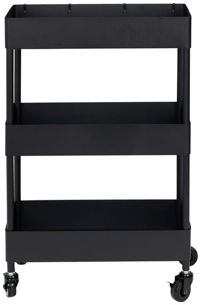 SERVÍROVACÍ VOZÍK, čierna, 40/64/22 cm PBJ - Barový nábytok, Online Only