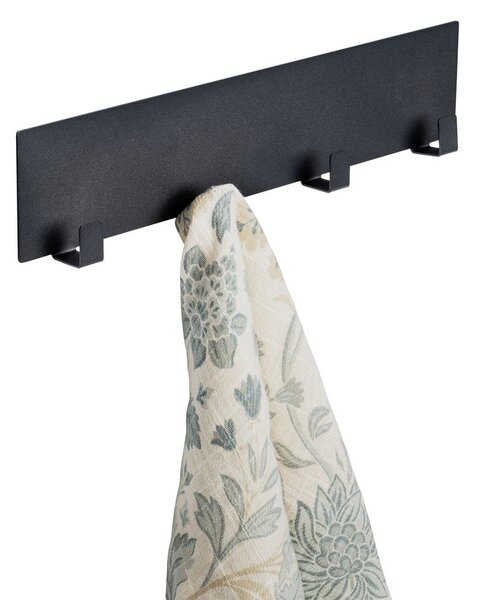 Čierna magnetická lišta na kuchynské náčinie Wenko Black Outdoor Kitchen Ima