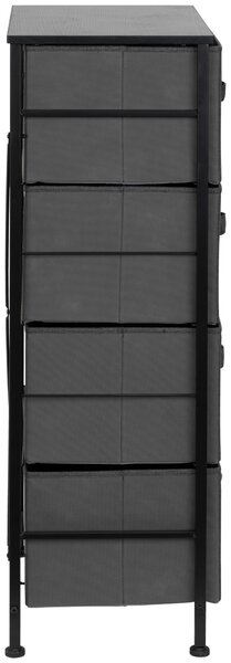 KOMODA, čierna, tmavosivá, 45/92.5/30 cm PBJ - Komody, Online Only